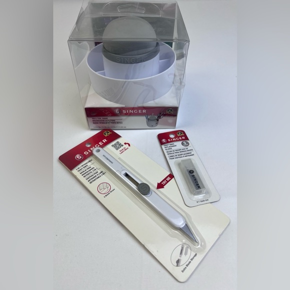 Singer Pin & Tool Caddy with Craft Knife & craft knife blade refill - Picture 6 of 15